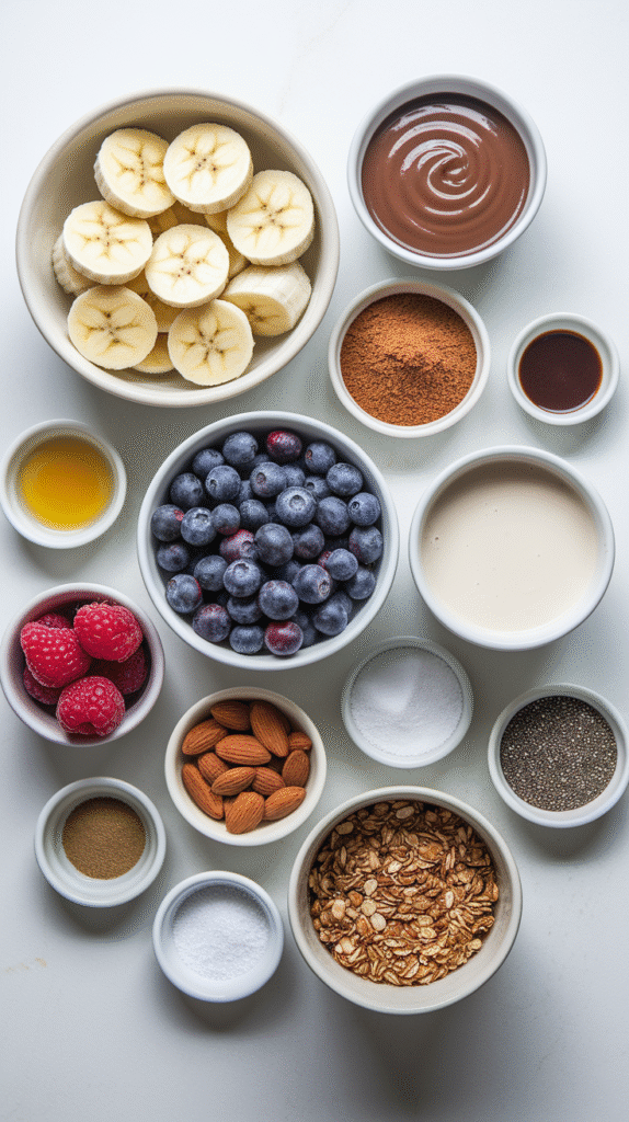 chocolate almond smoothie bowl