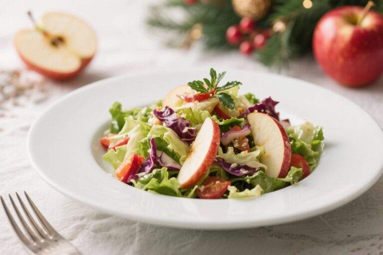 Guilt Free Holiday Apple Salad Recipe!