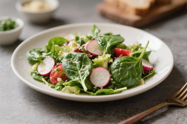 Super Easy Spinach Salad Recipe!