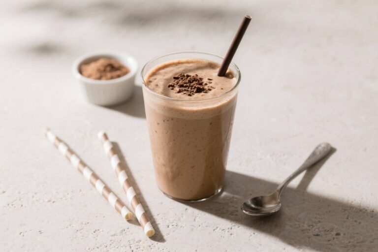 My Favorite High Protein Coffee Smoothie For A Perfect Morning!