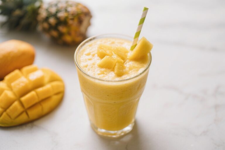 This Mango Pineapple Smoothie Is So Good!