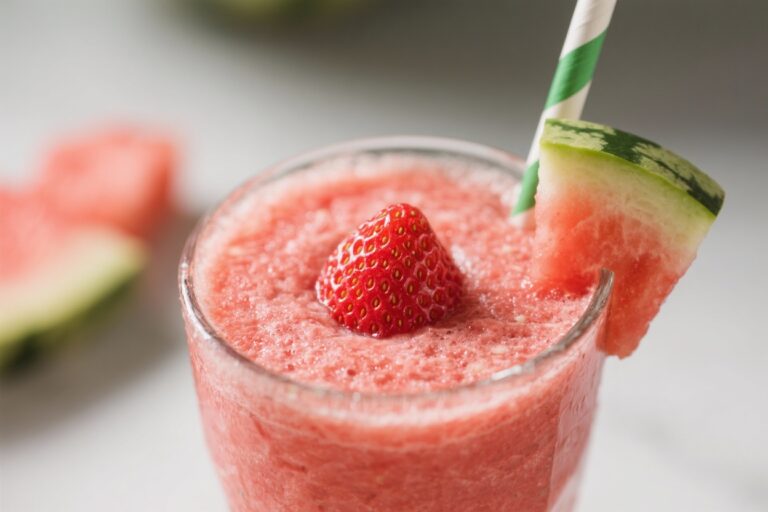 This Strawberry Watermelon Smoothie Is The Most Delicious Smoothie I Have Ever Had!
