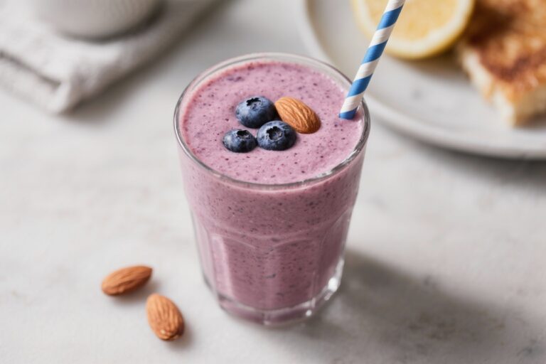 I Bet You’ll Love This Blueberry Almond Smoothie!
