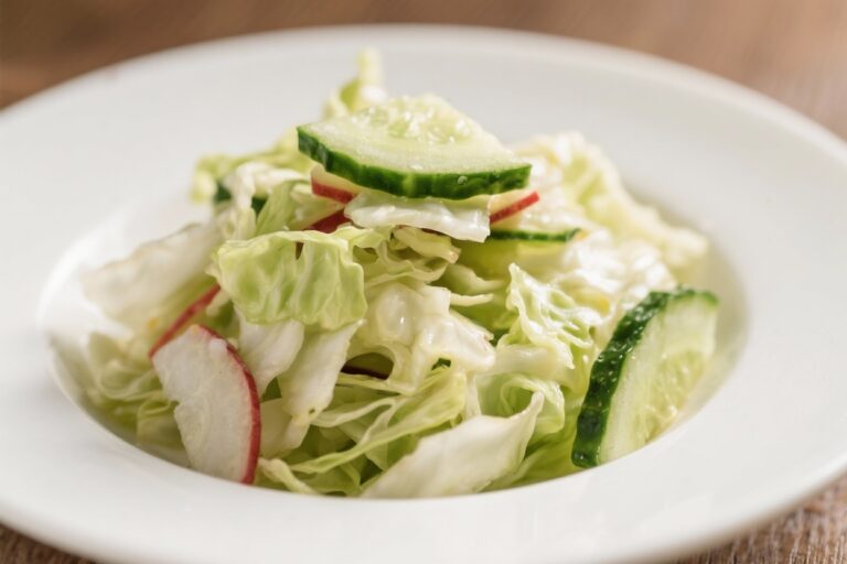 Easy Cabbage Cucumber Salad Recipe!