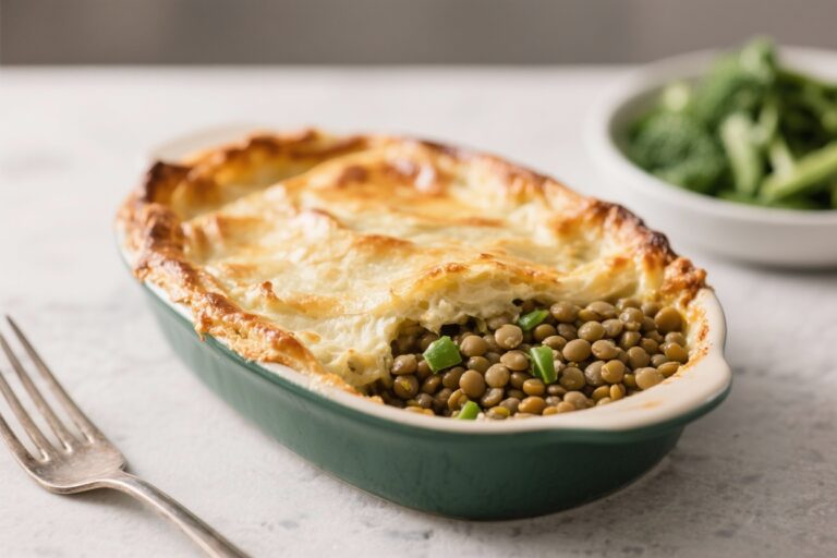 This Vegan Lentil Shepherd Pie Recipe Is Super Easy And Tasty!