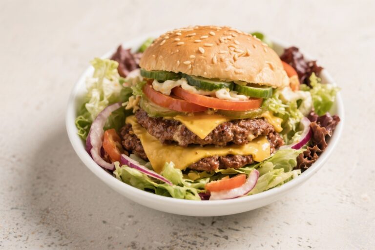 Tasty And Healthy Big Mac Salad Recipe!