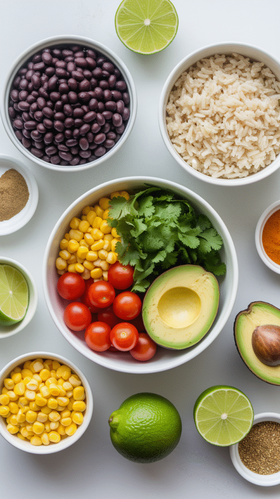 Veg Bean & Rice Burrito Bowl