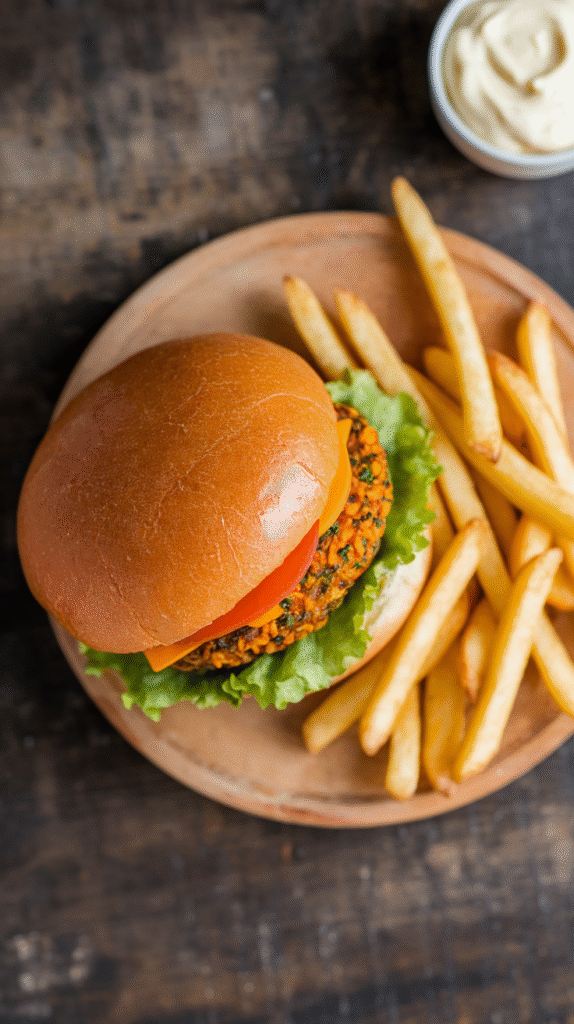 Easy Vegetarian Burger