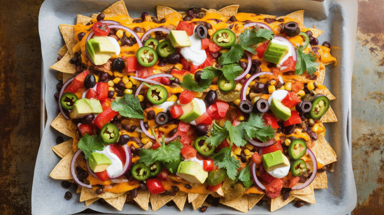 Loaded Vegetarian Nachos