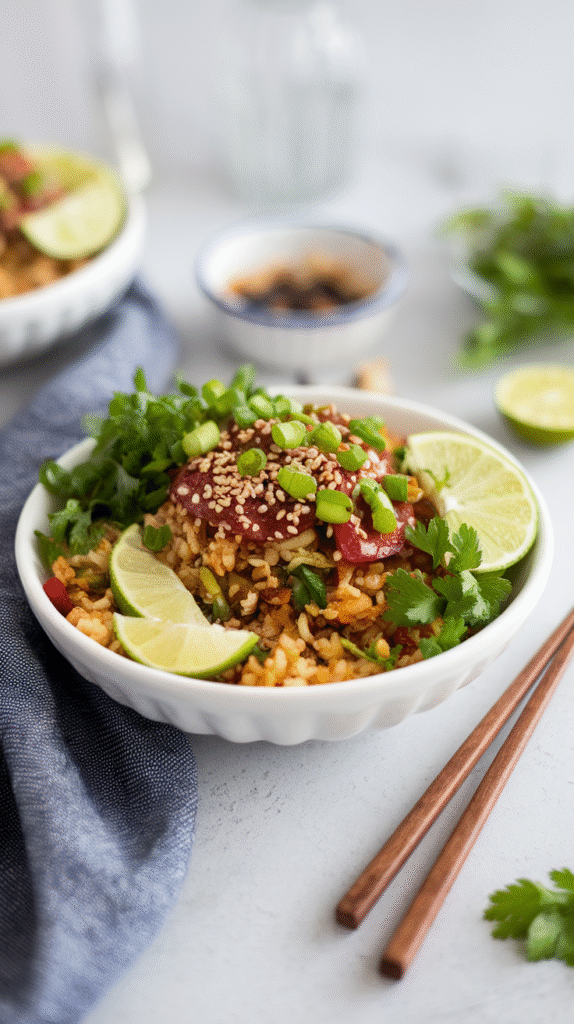 crispy rice bowl