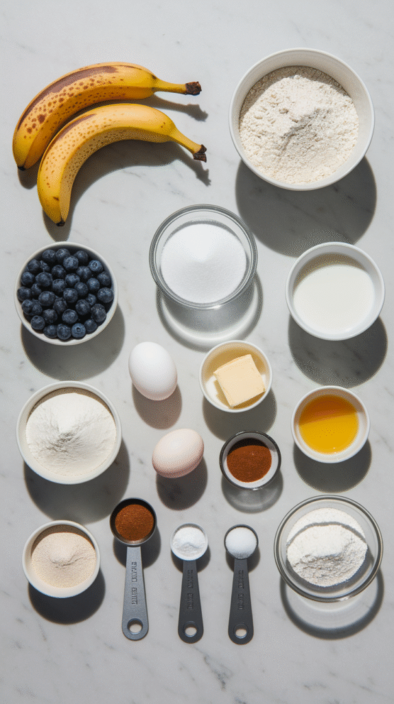 Banana Bluberry Muffins
