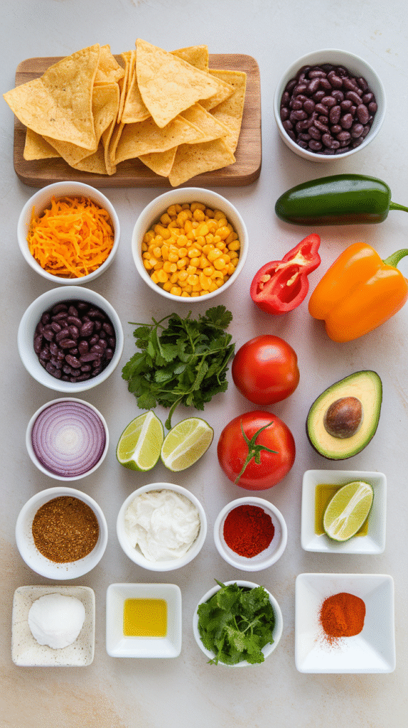 Loaded Vegetarian Nachos