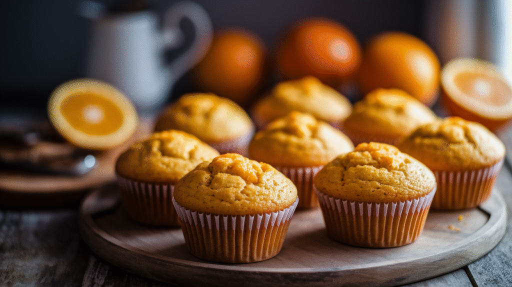 orange muffins