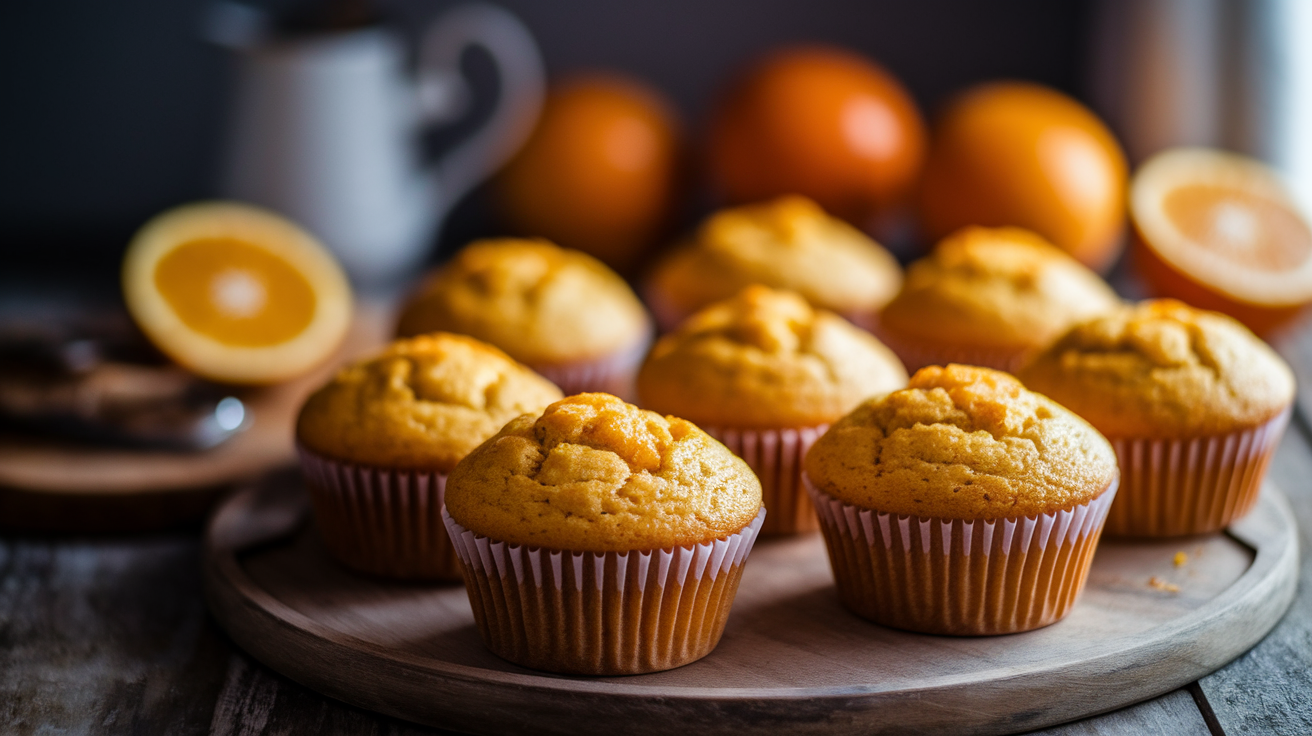 orange muffins