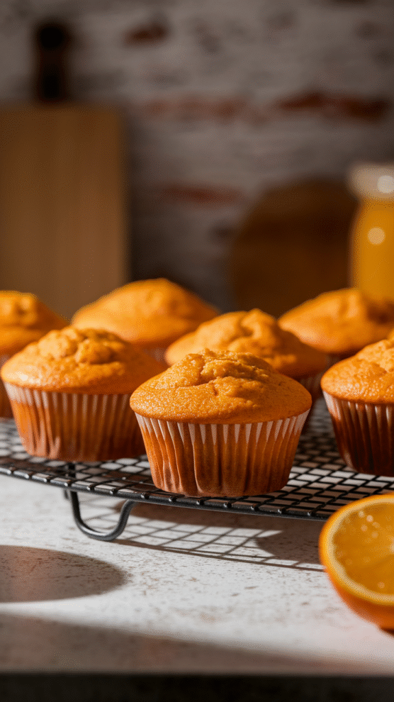orange muffins