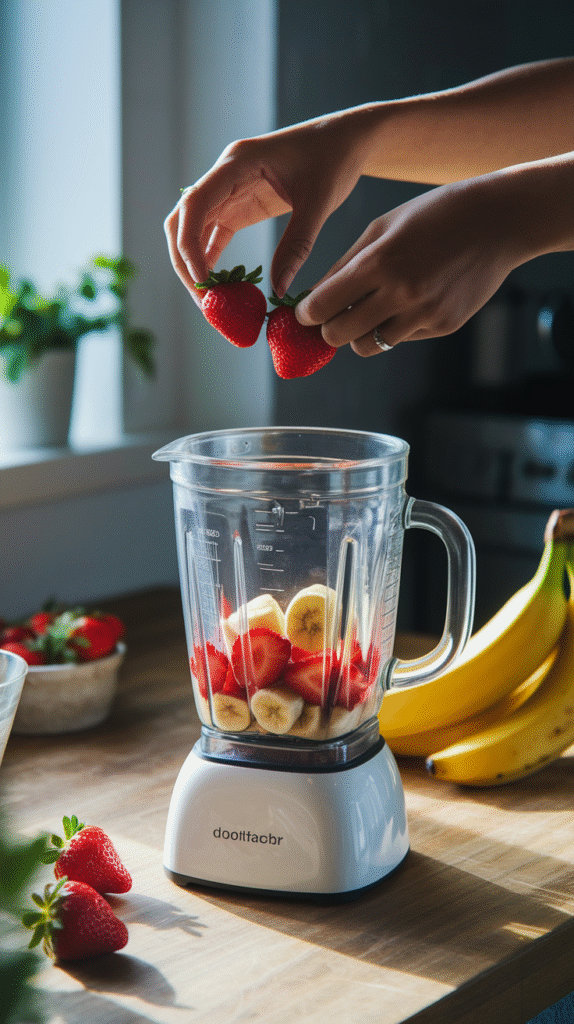 strawberry smoothie bowl