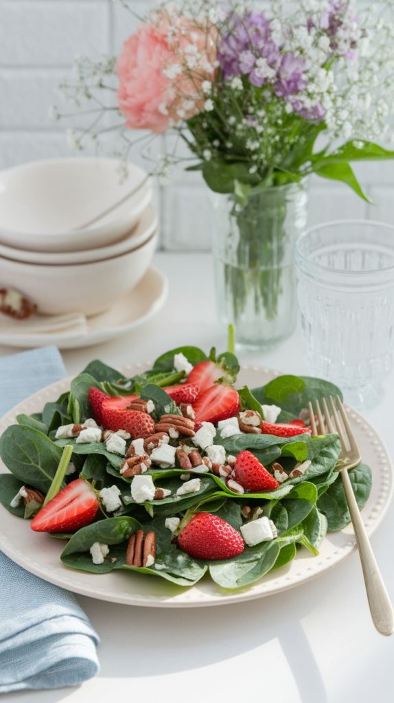 Strawberry Spinach Salad