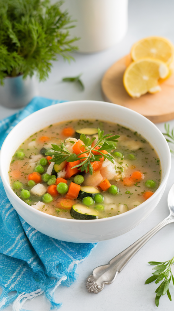 Easy Spring Veggie Soup Recipe! bright bowl of veggie spring soup with c nglpqcjbqicpwuvlnfm54a 0cwerikcqngdhqc4tygwda cover hd