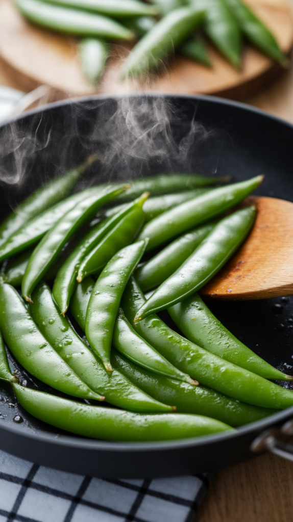 snap peas recipe