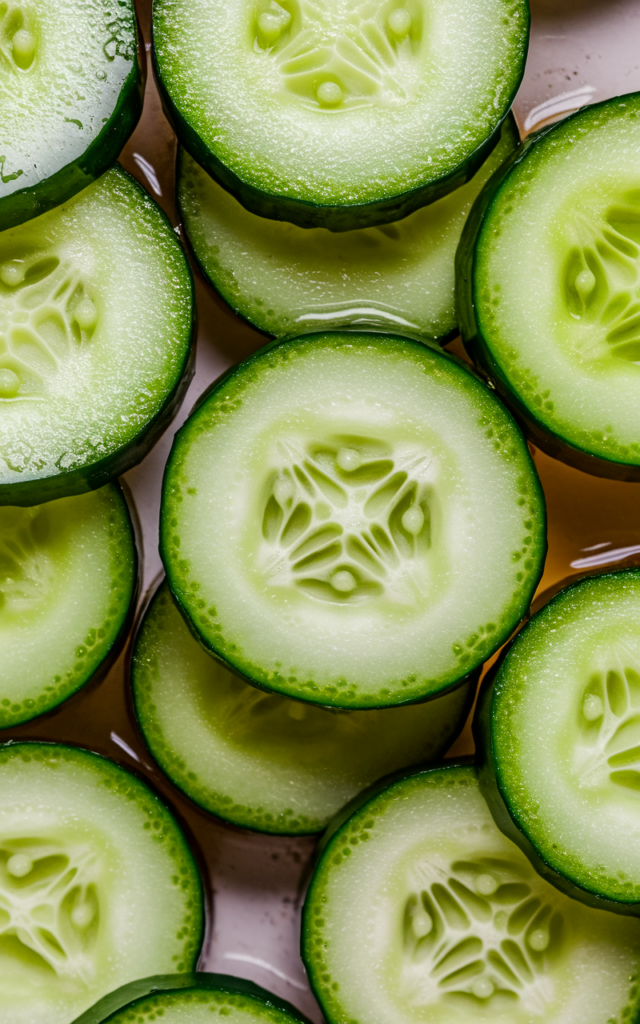 close up of crisp cucumber slices with v bplkdpogswcrat9rv9l8ig hc9 qvcmtnsdwupeefdxkq cover hd