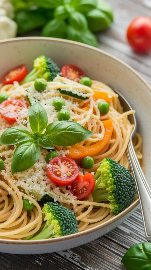 close up of freshly cooked primavera pas iul42cwbqbupxzqiky9baa n6sup51uq5s9ioygmgxnhg hd