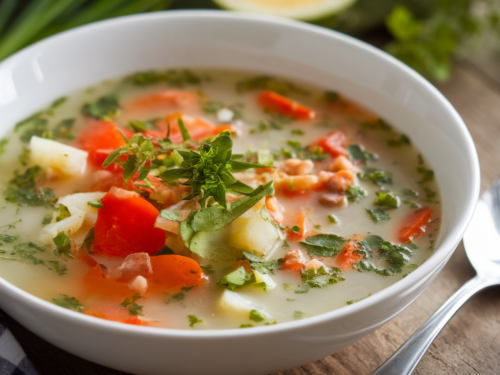 spring veggie soup