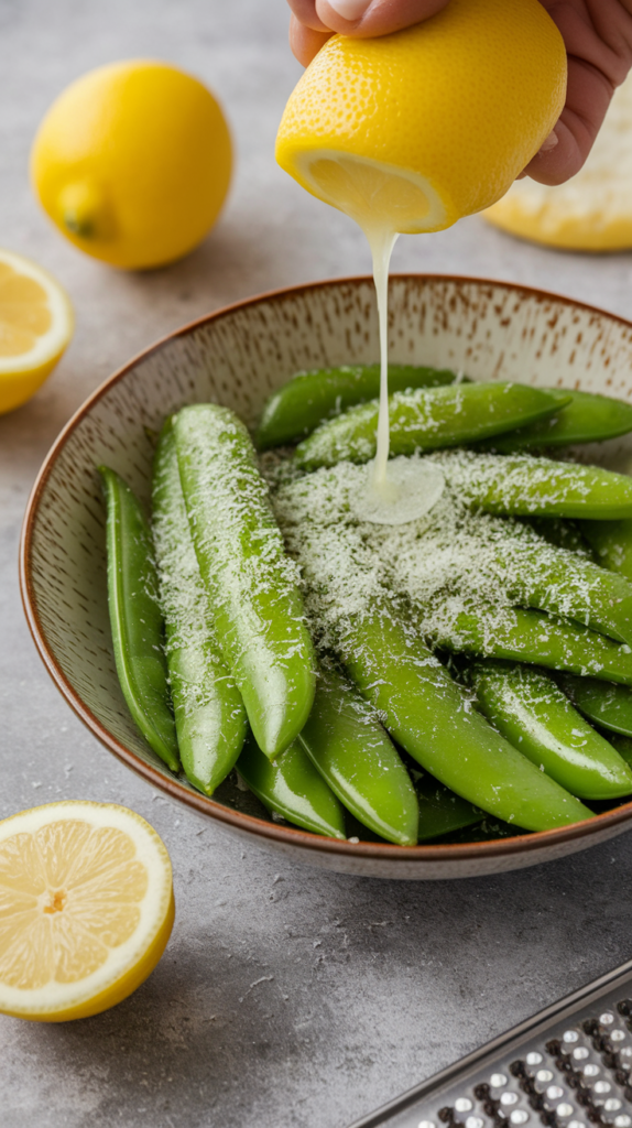 snap peas recipe