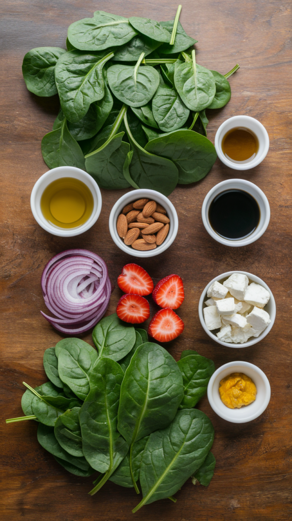 Strawberry Spinach Salad