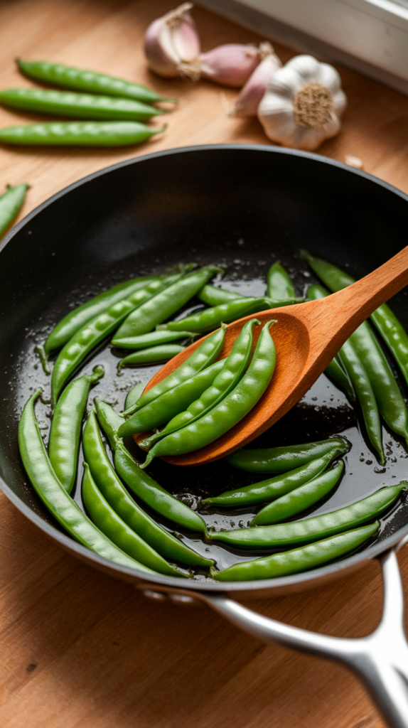 snap peas recipe