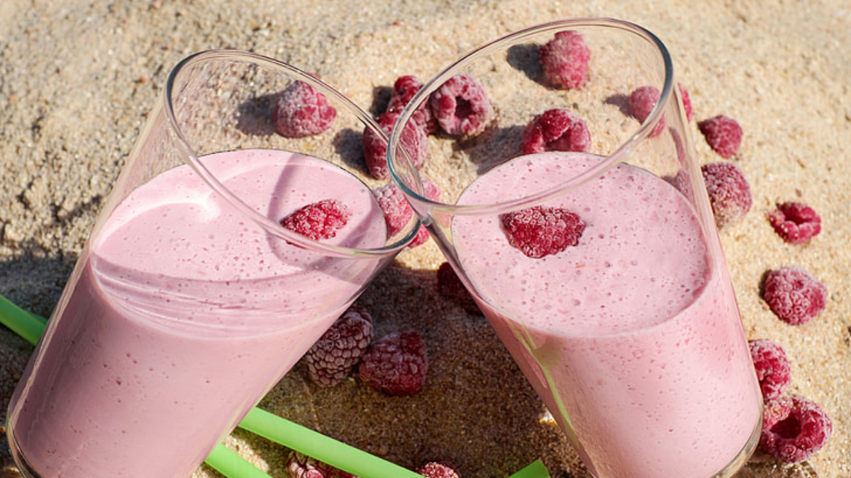 raspberry smoothie