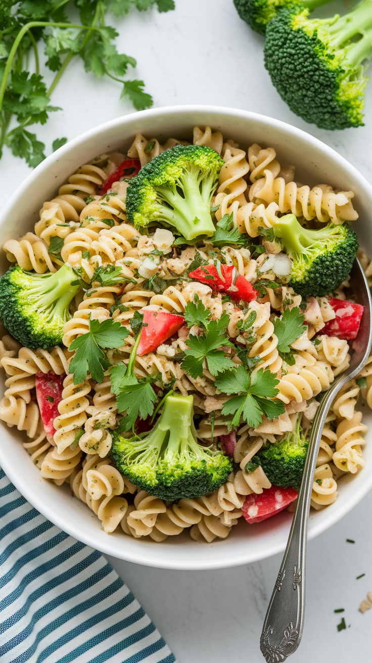 Perfect Broccoli Pasta Salad Recipe! broccoli pasta salad with fresh herbs ch tkkfmukksmyublmpypqgmg jzaoolwdq7sdcqteu7ir8a hd