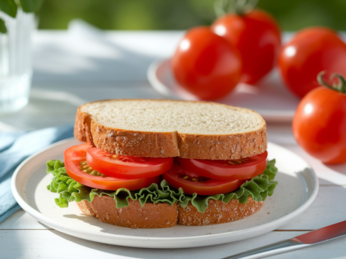 classic tomato sandwich