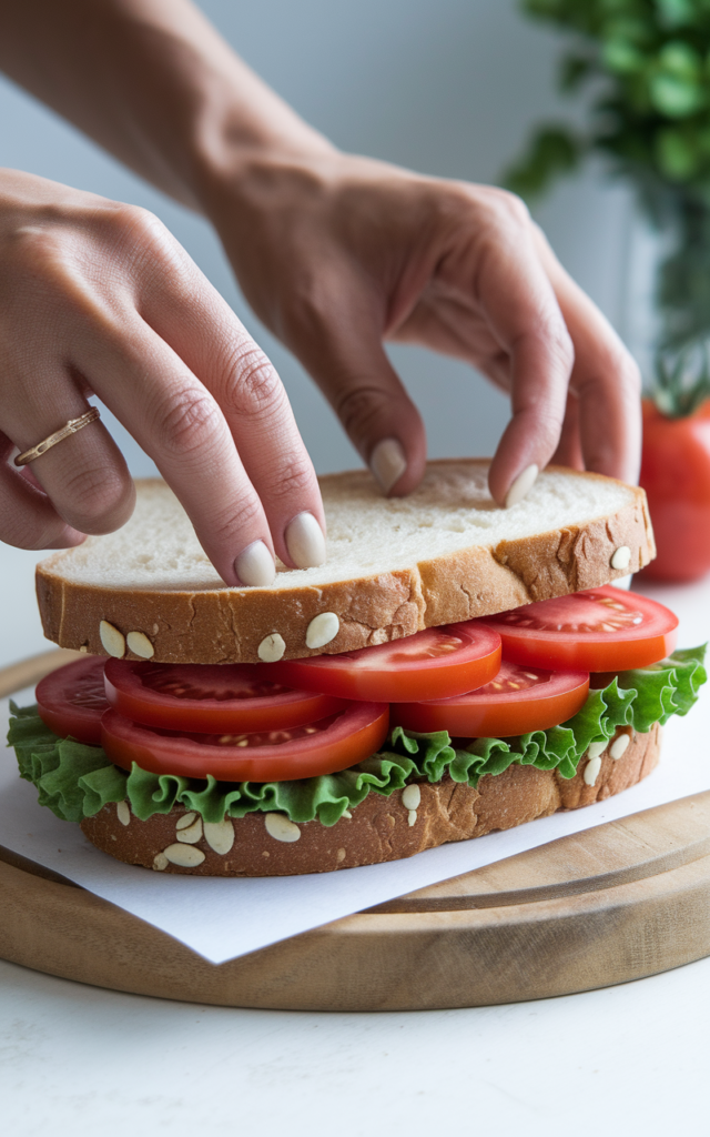 classic tomato sandwich