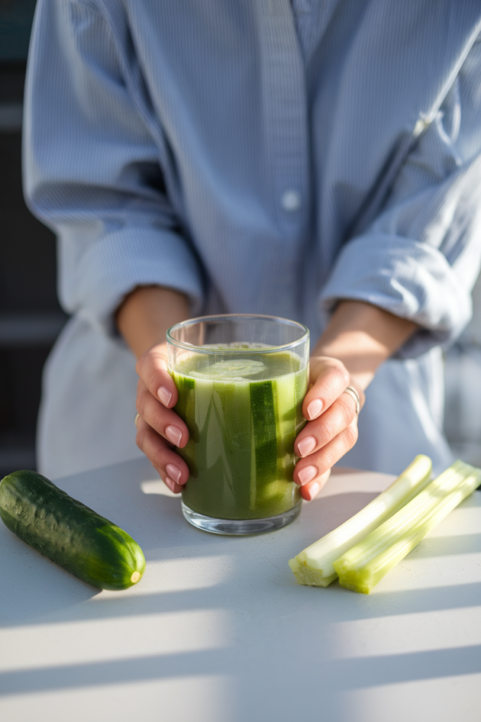 cucumber celery juice
