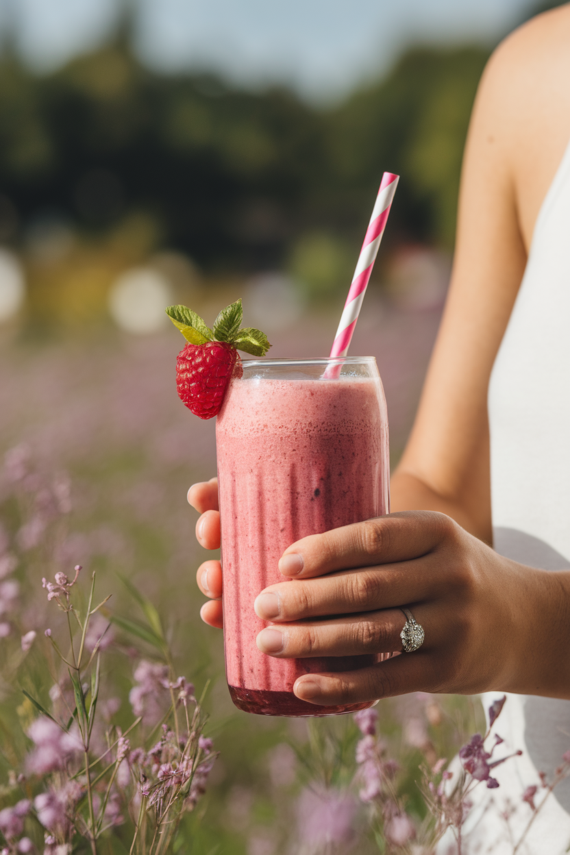 raspberry smoothie