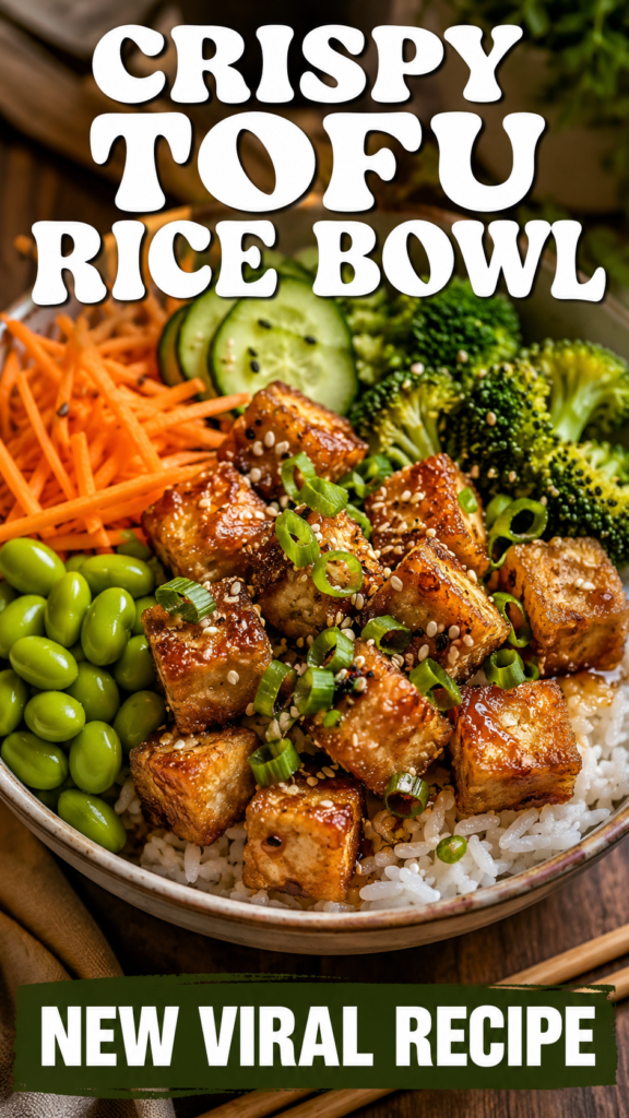 Crispy Tofu Rice Bowl