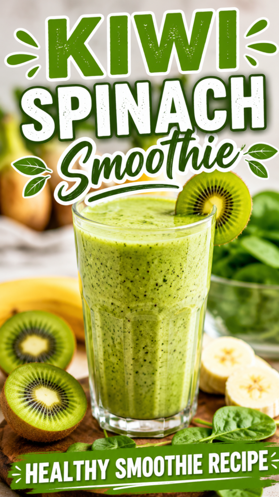 Kiwi Spinach Smoothie