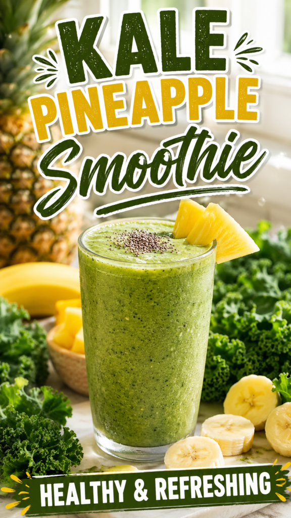 Kale Pineapple Smoothie Recipe