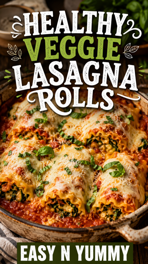 Veggie Lasagna Rolls