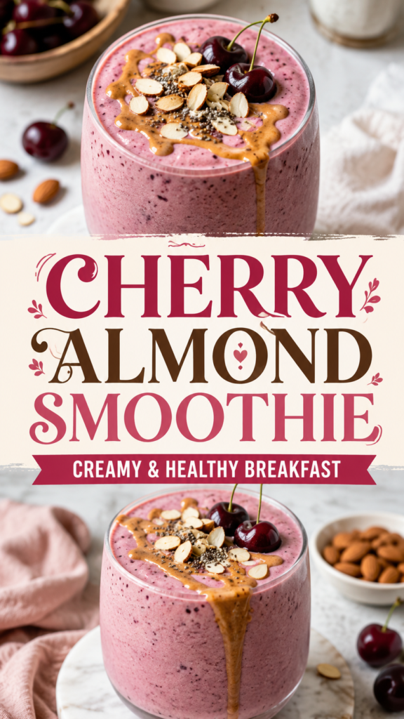 Cherry Almond Smoothie  