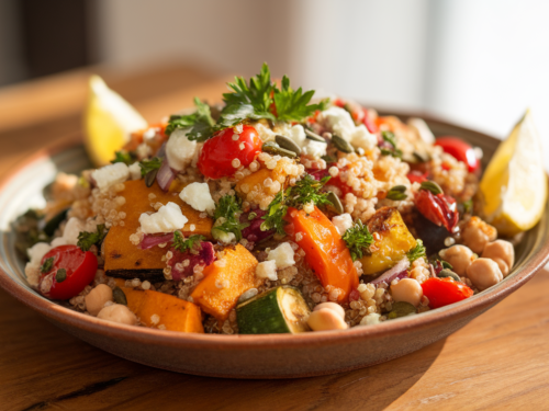 Quinoa Salad With Roasted Vegetables