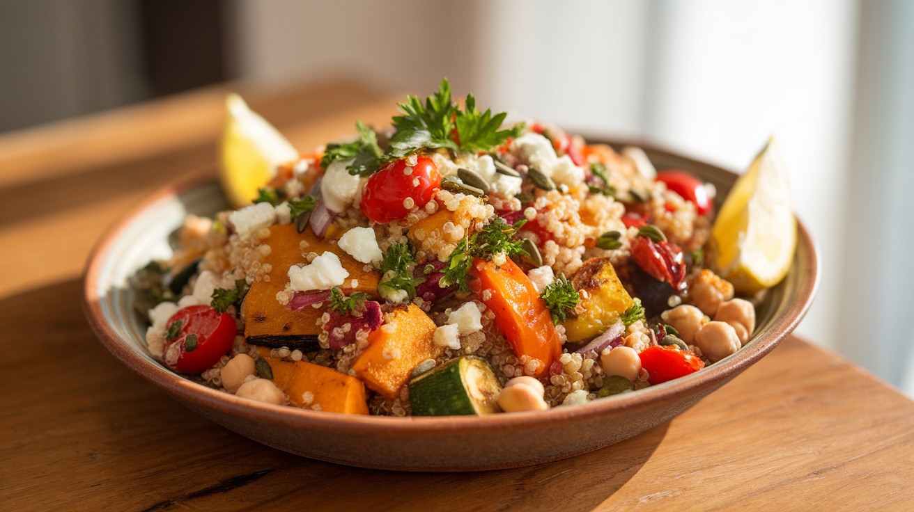 Quinoa Salad With Roasted Vegetables