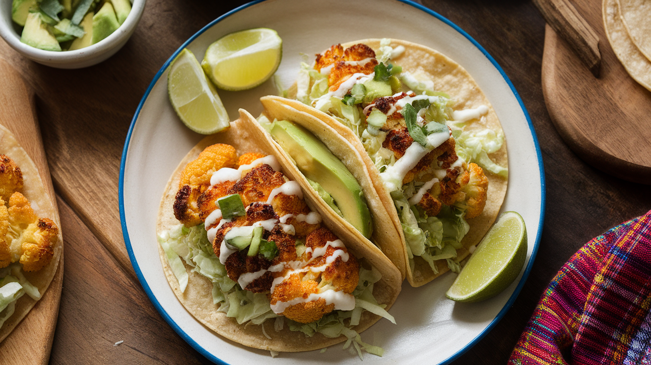 Crispy Cauliflower Tacos