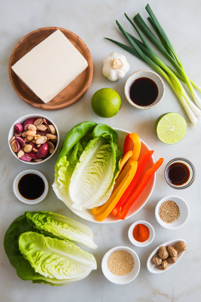 Tofu Lettuce Wraps 