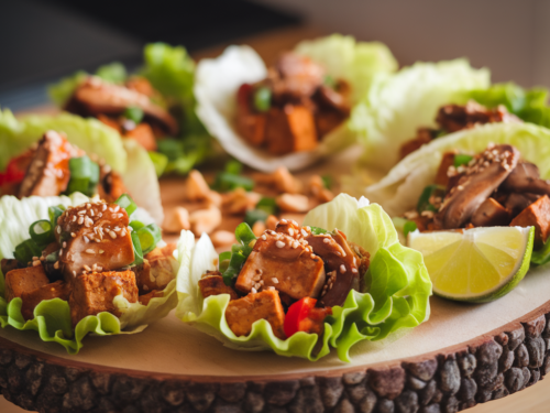 Tofu Lettuce Wraps