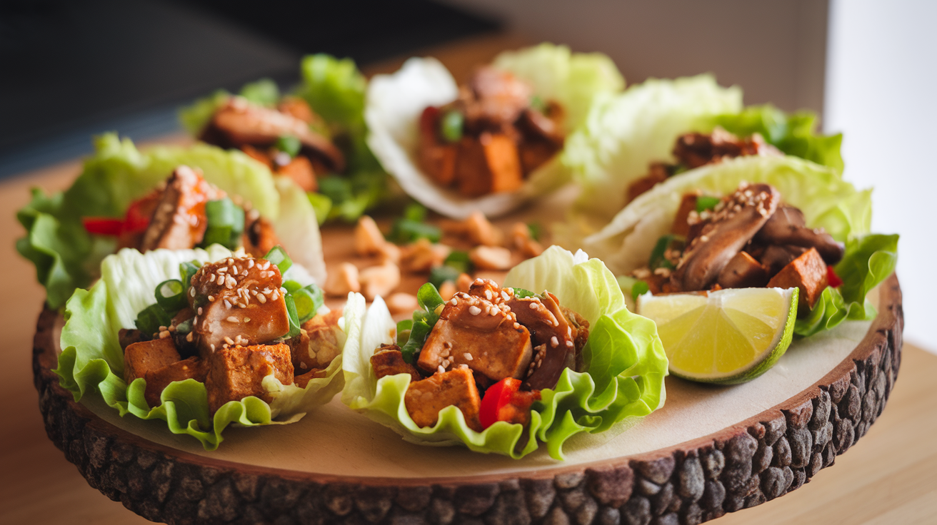 Tofu Lettuce Wraps