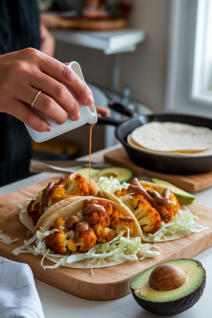 Crispy Cauliflower Tacos