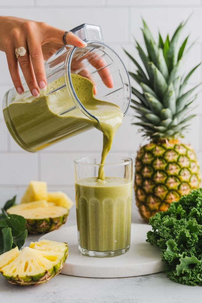 Kale Pineapple Smoothie Recipe