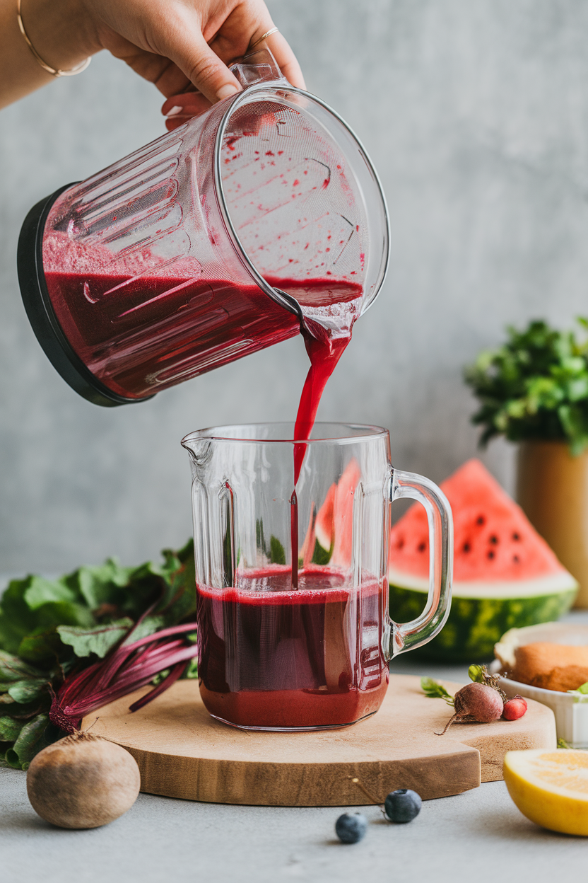 Watermelon Beet Juice