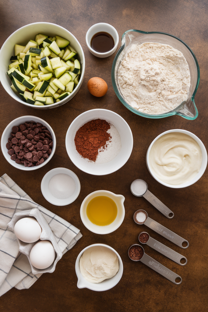 Chocolate Zucchini Muffins